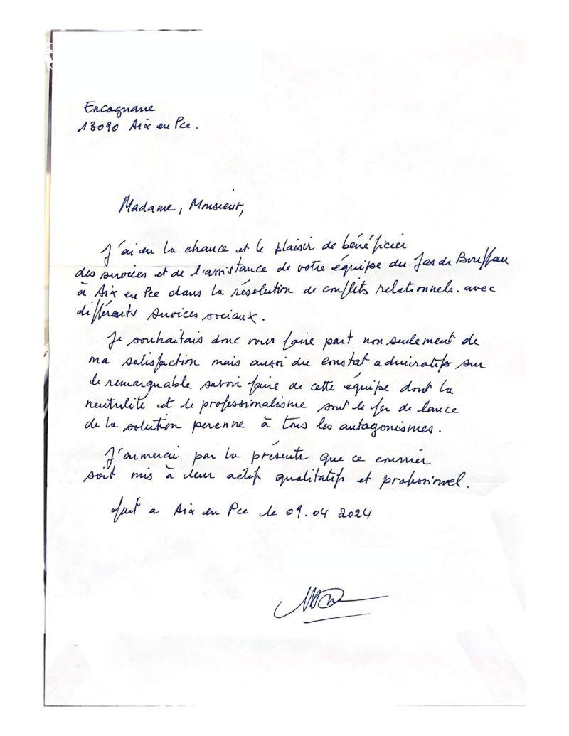 courrier habitant aix en provence