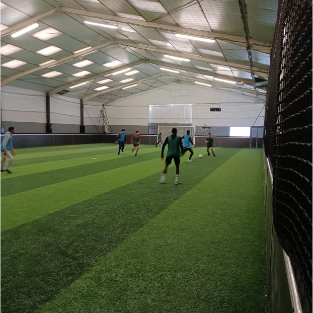 Tournoi de foot en salle en collaboration avec le lycée le Chatelier