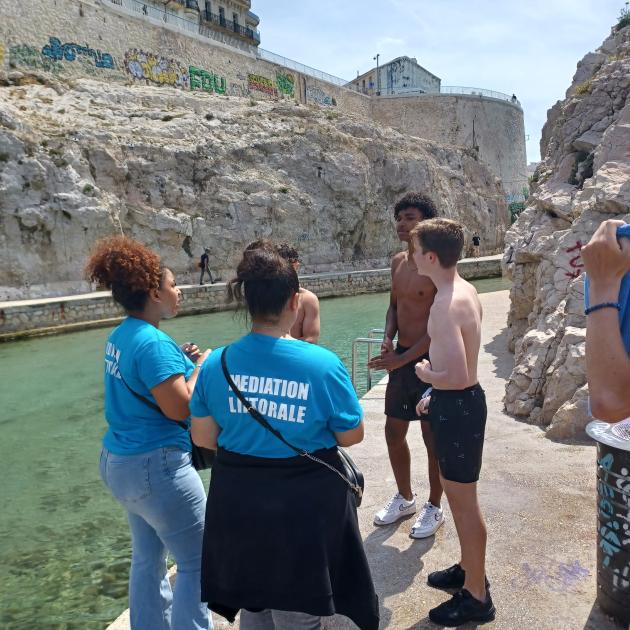 Le dispositif de médiation sociale aux abords du littoral à la cote 